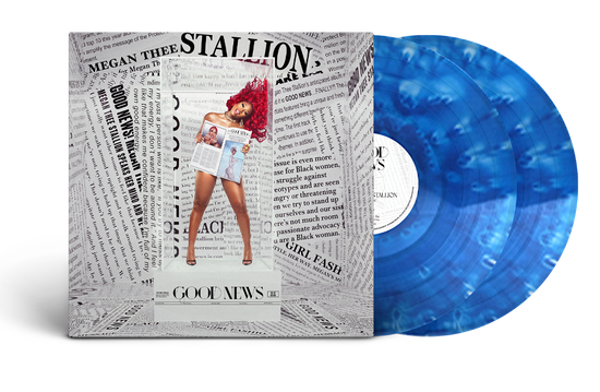 Good News Blue & White Swirl 2LP Vinyl